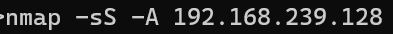 Nmap SYN taraması
