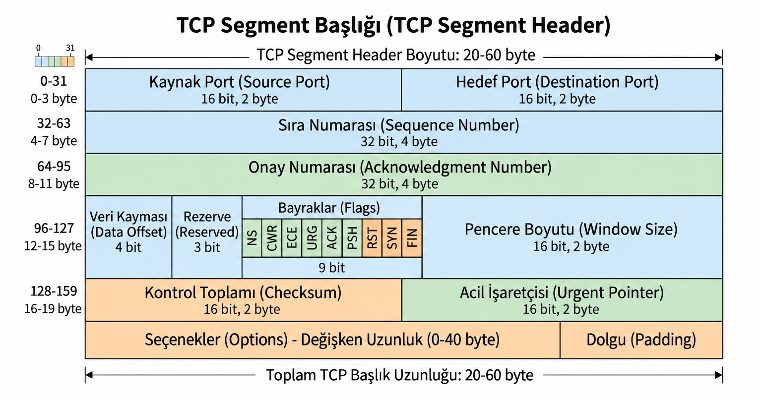 TCP Segment Başlığı