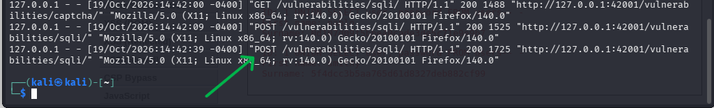 Logging — uyarısız log kaydı